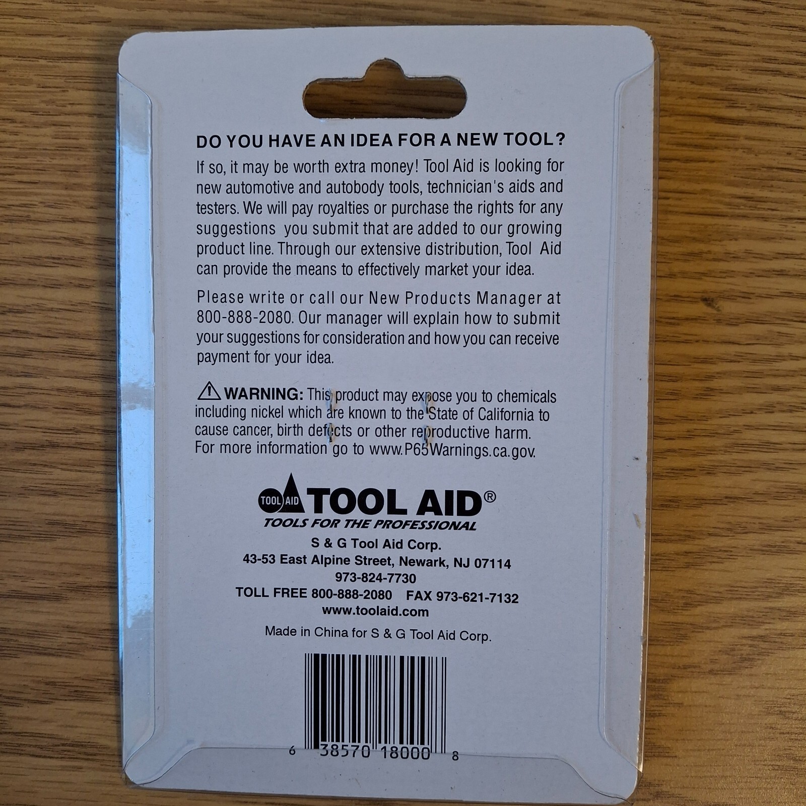 NEW Tool Aid 18000 3/8″ Rotary Spot Weld Cutter NEW IN PACKAGE