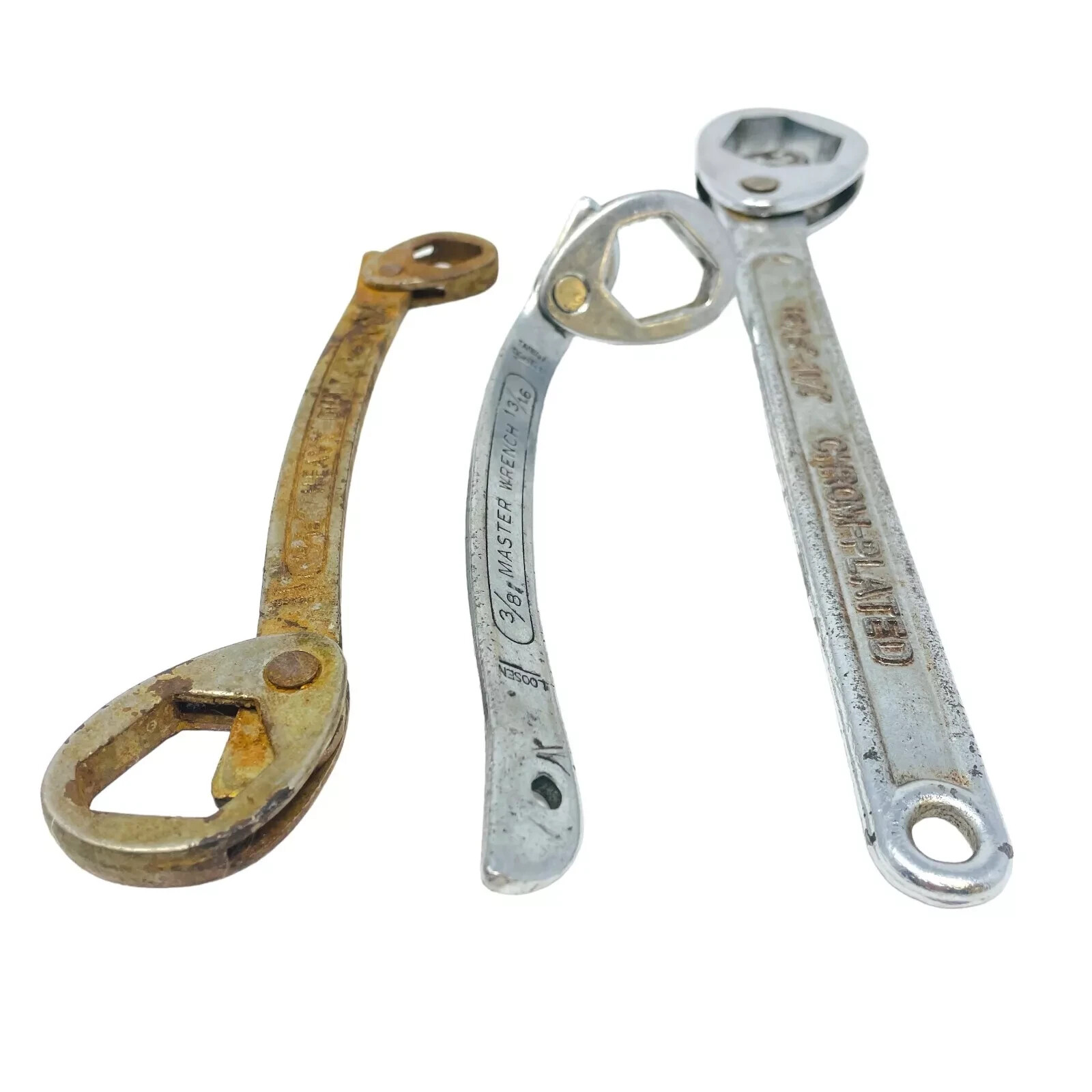 Heavy Duty Multi Wrench Adjustable Tools, Master Wrench Loosen and More, 3 Pcs