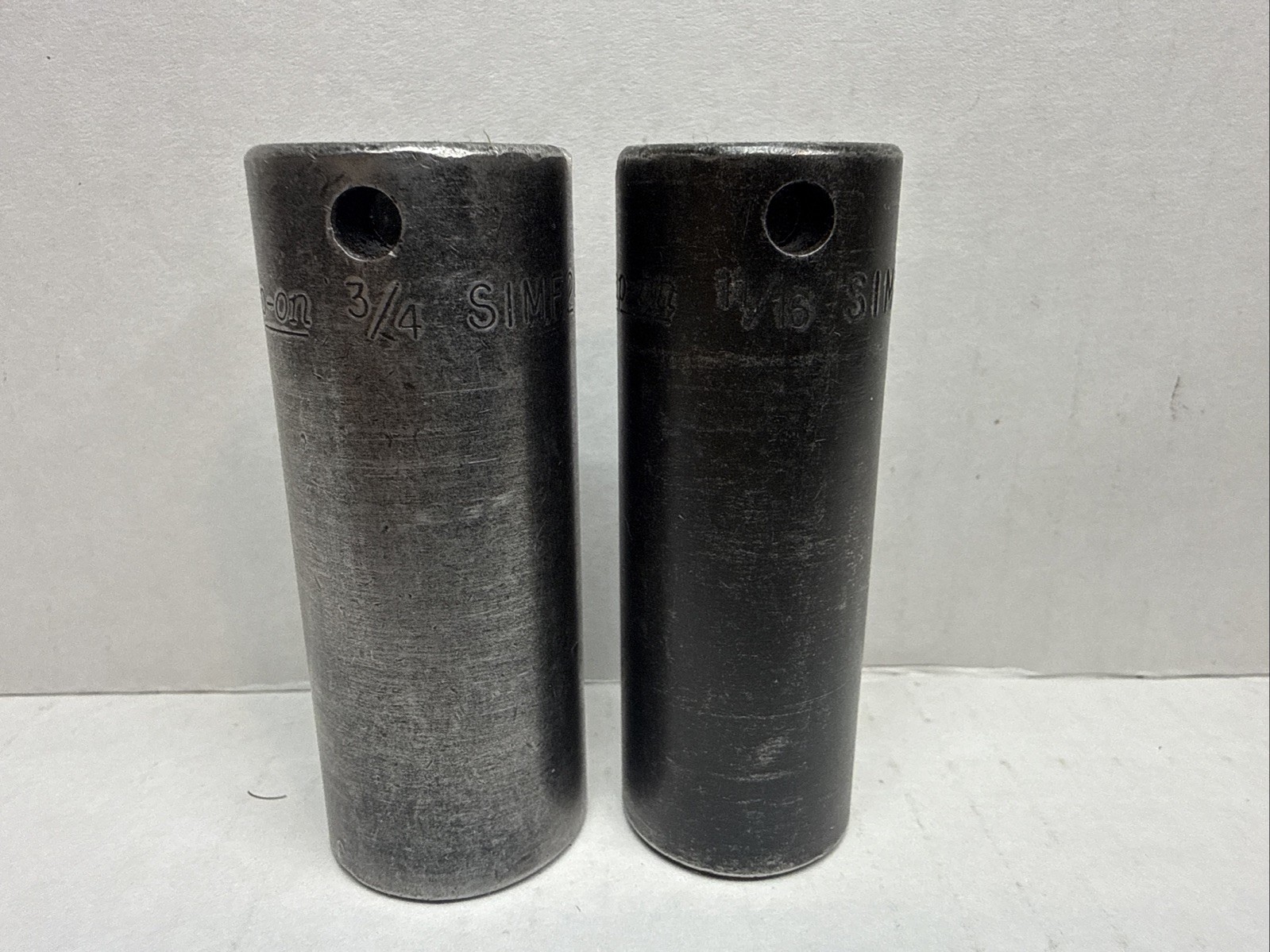 Snap-on 3/8” Drive SAE Deep Impact Socket Set 6pc SIMF 6pt 7/16-3/4 USA