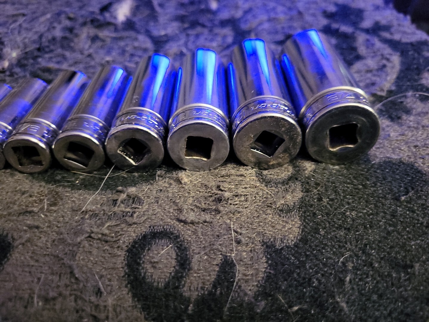 SNAP ON 211SFSY 3/8″ 11 PC SAE6 PT. DEEP SOCKET SET 1/4″ to 7/8″