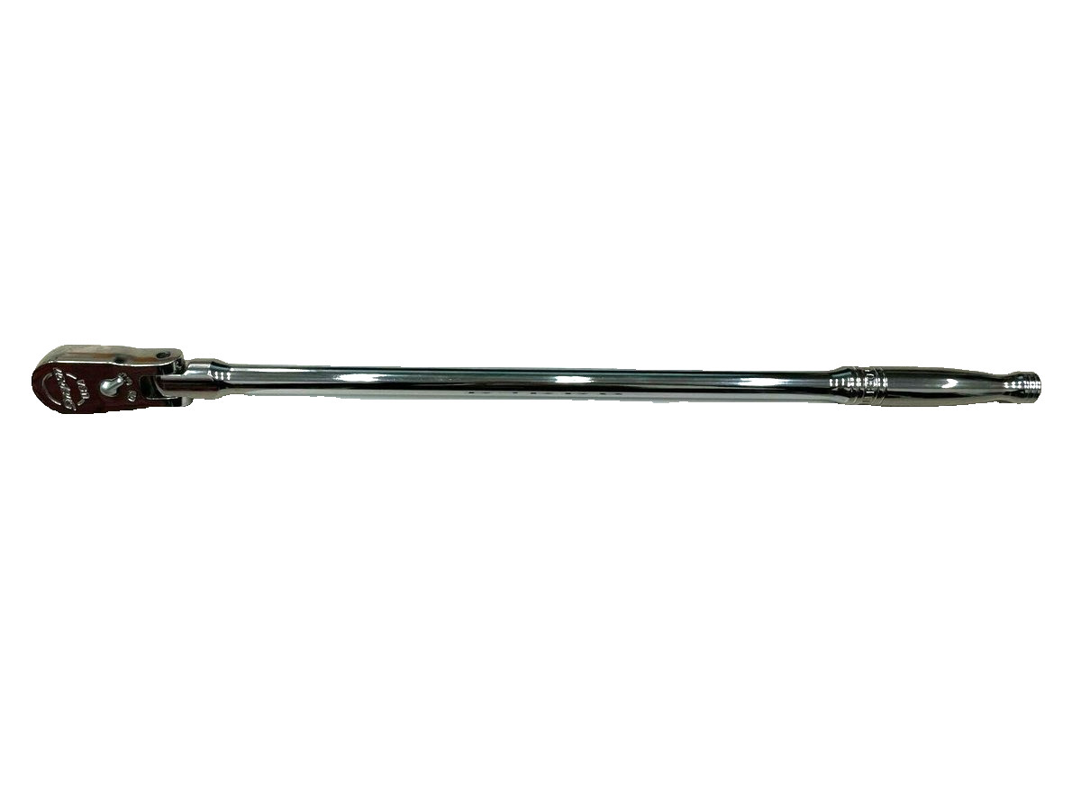 Snap-on Tools 3/8” Drive EXTRA-LONG Handle Flex-Head Ratchet FLLF80 USA NEW