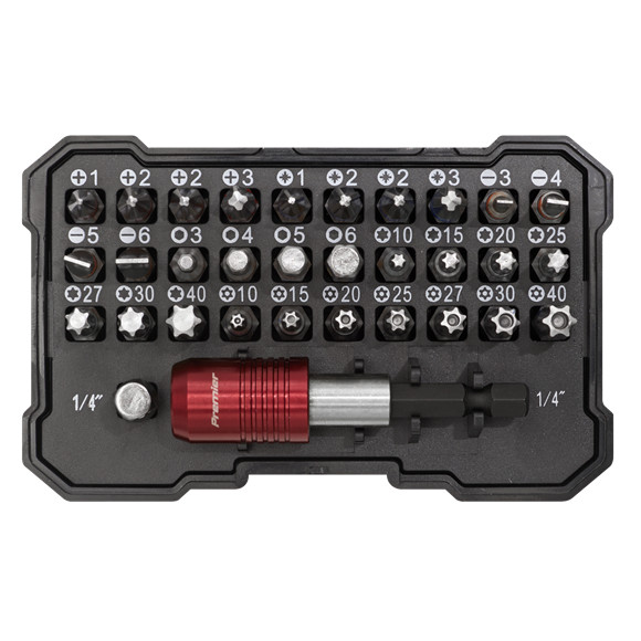 Sealey Tools AK2110 Colour Coded Bit Set 32Piece Slotted PH PZ Torx * Security