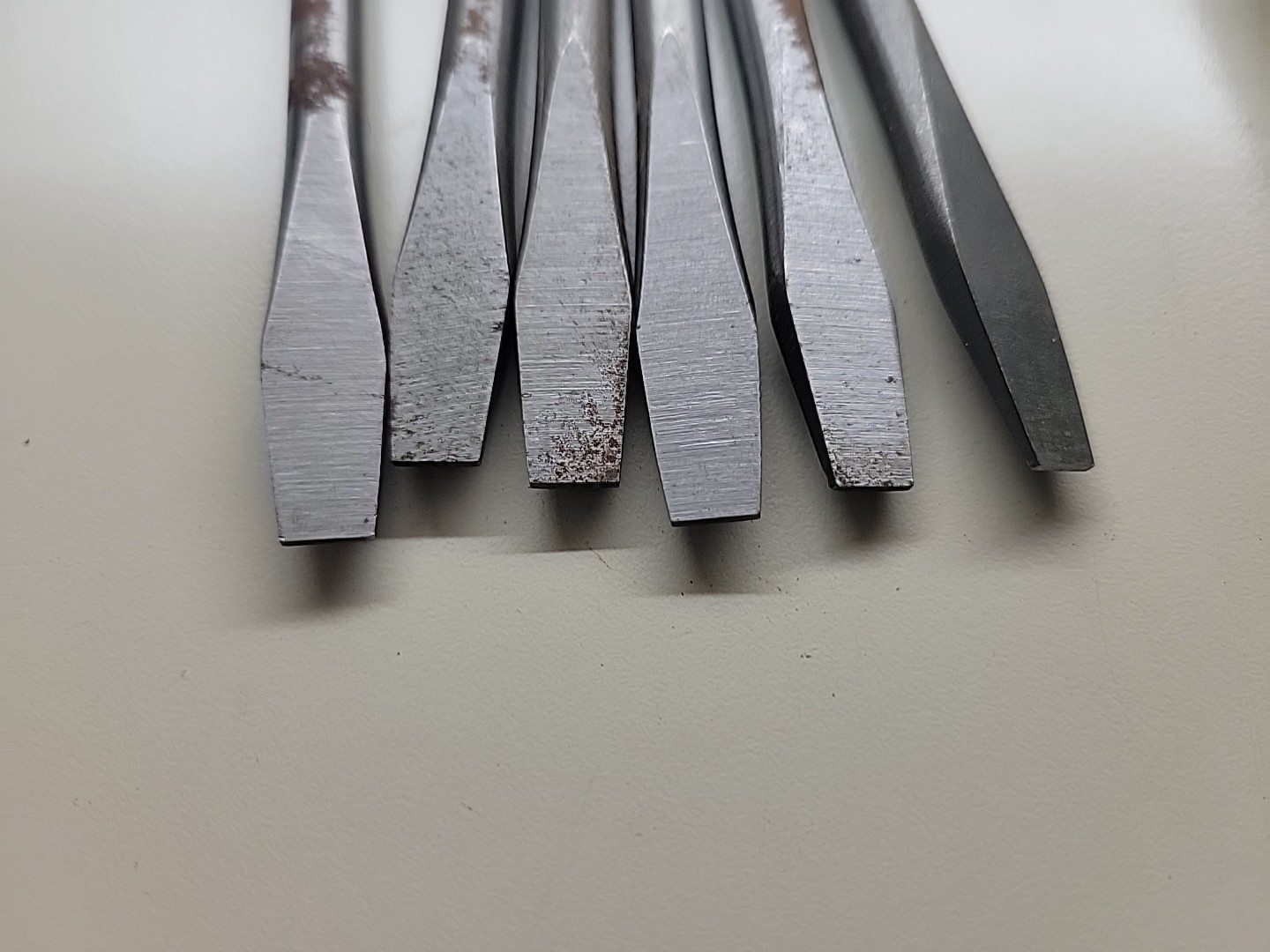 6 Stanley Yankee Screwdriver Flat Tip Bits #2 3112 Fits 31 131 131A 68-131 USA