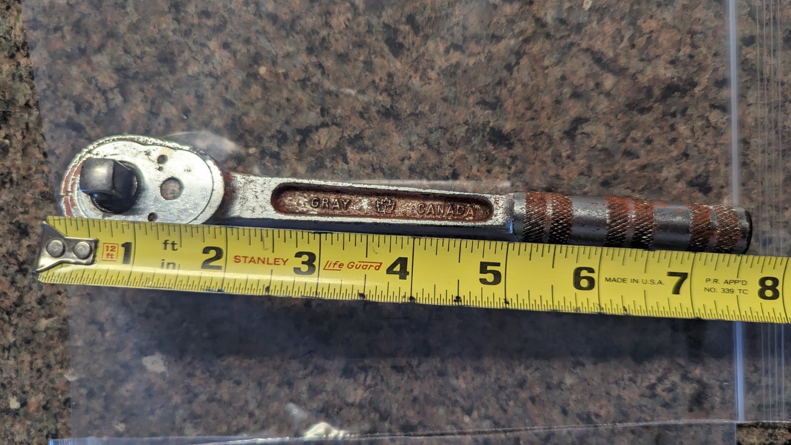 Vintage GRAY Tools Canada Ratchet S57 3/8″ DRIVE – HTF MODEL LOOK READ