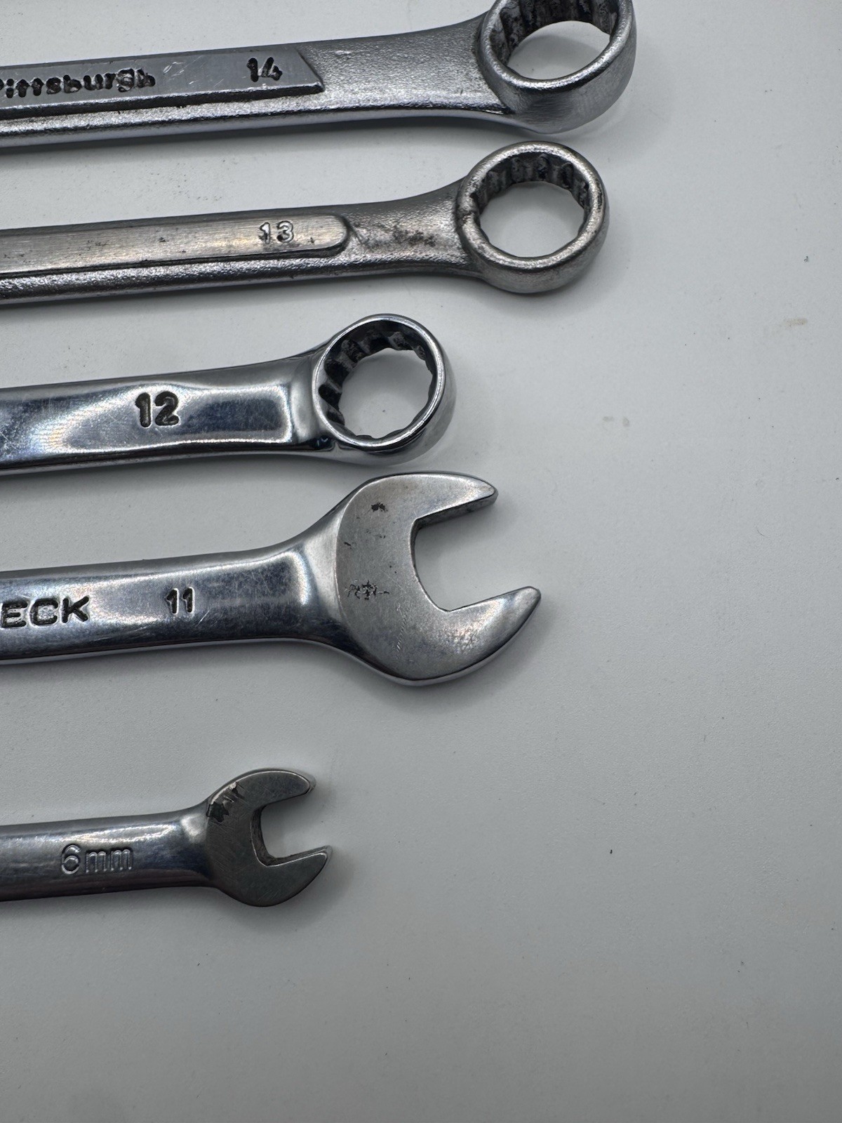 Mixed Metric Wrench Lot ACDelco Great Neck Pittsburgh Husky Performax 8pc