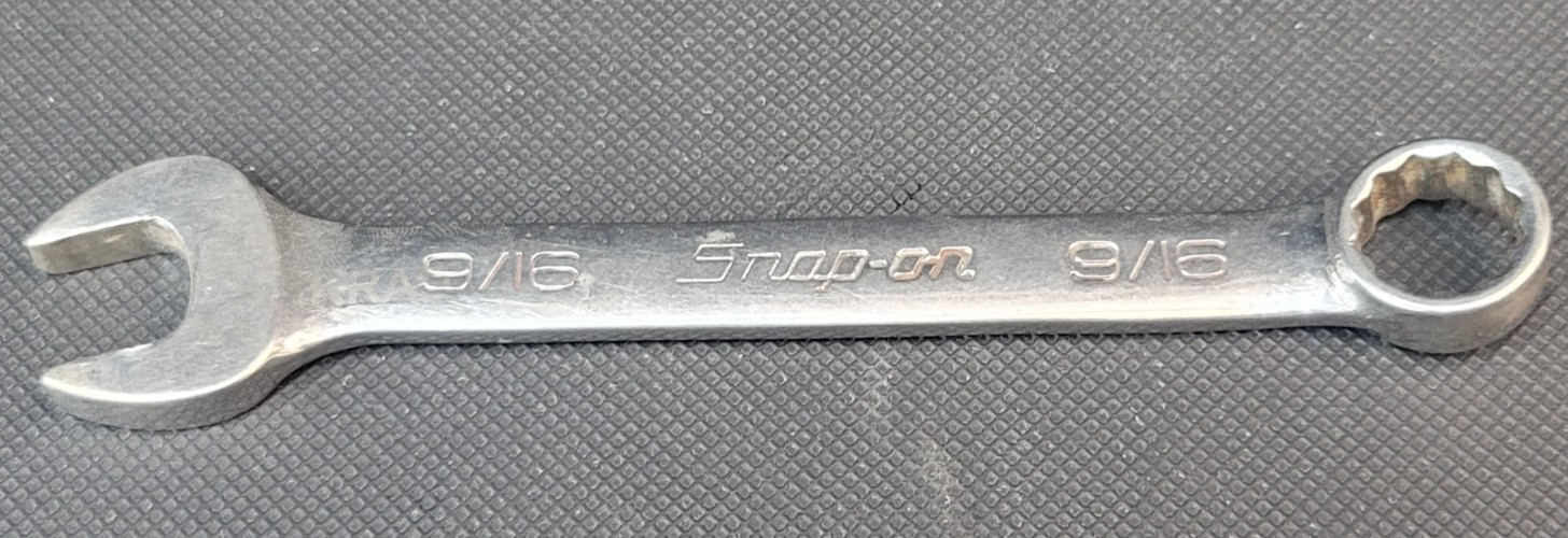 Snap On OEX180B 9/16″ SAE 12 Point Short Combination Wrench USA
