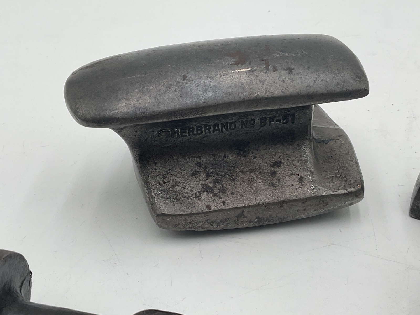Vintage Auto Body Dolly Herbrand, Fairmount Fender Repair Hand Anvil 4 Piece