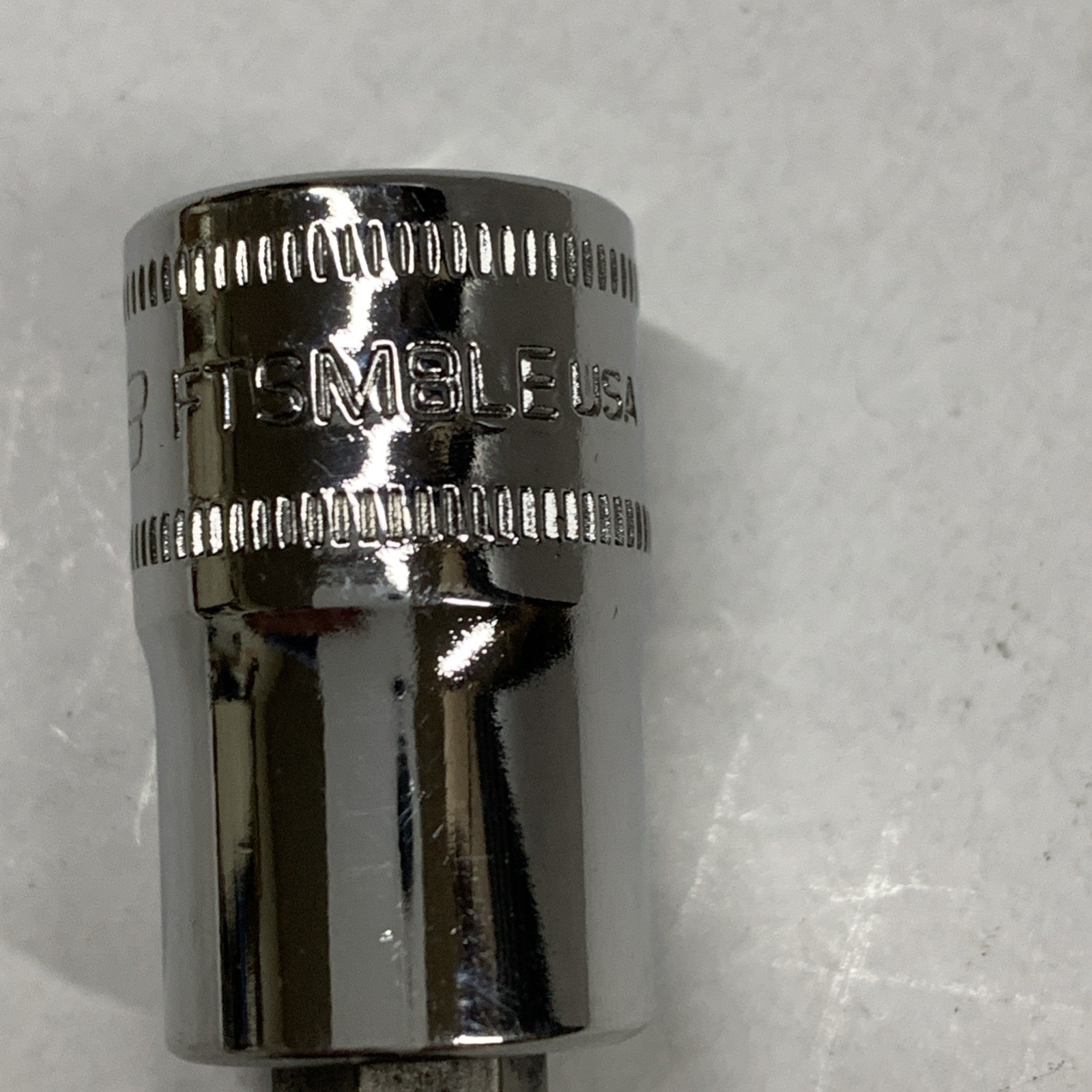 Snap On FTSM8LE 3/8″ Dr Metric 8mm Triple Square Hex Bit Long Socket Driver NEW