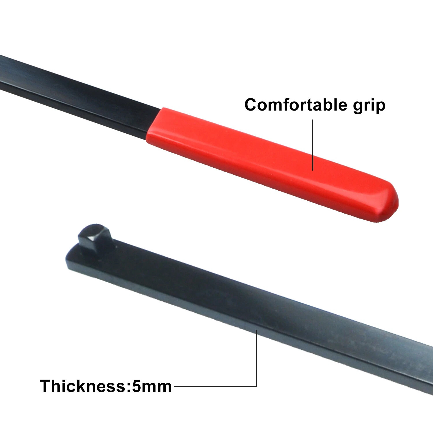 8PC Serpentine Belt Tension Tool 1/2″ 3/8″ Square Universal Belt Removal Wrech