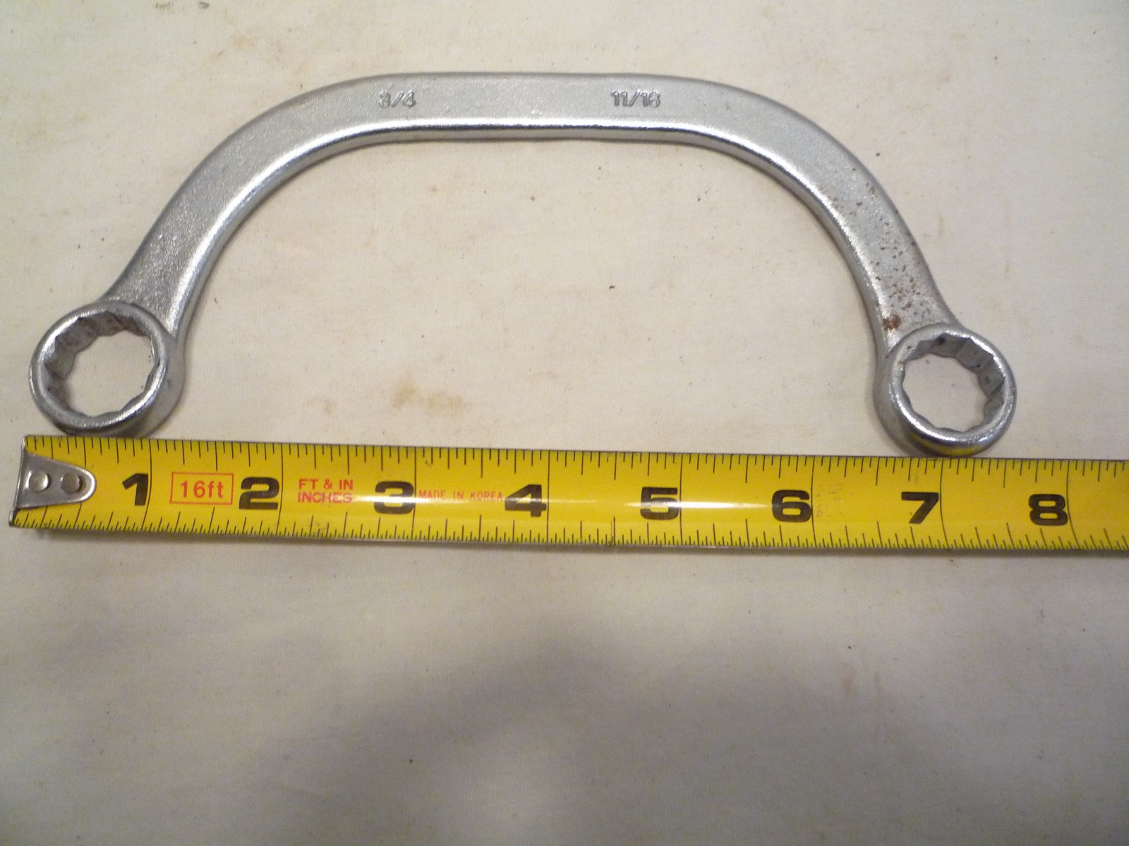 NICE – 3 pc Half Moon Curved Obstruction 12 pt Box Wrench set 7/16 -3/4”