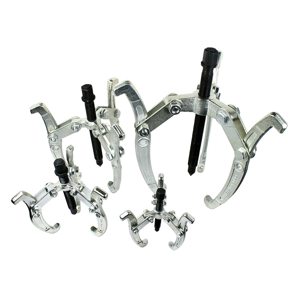 4 PCS Gear Puller Set 3″ 4″ 6″ 8″ – 3 Jaws Bearing Puller Mechanic Gear Pulley
