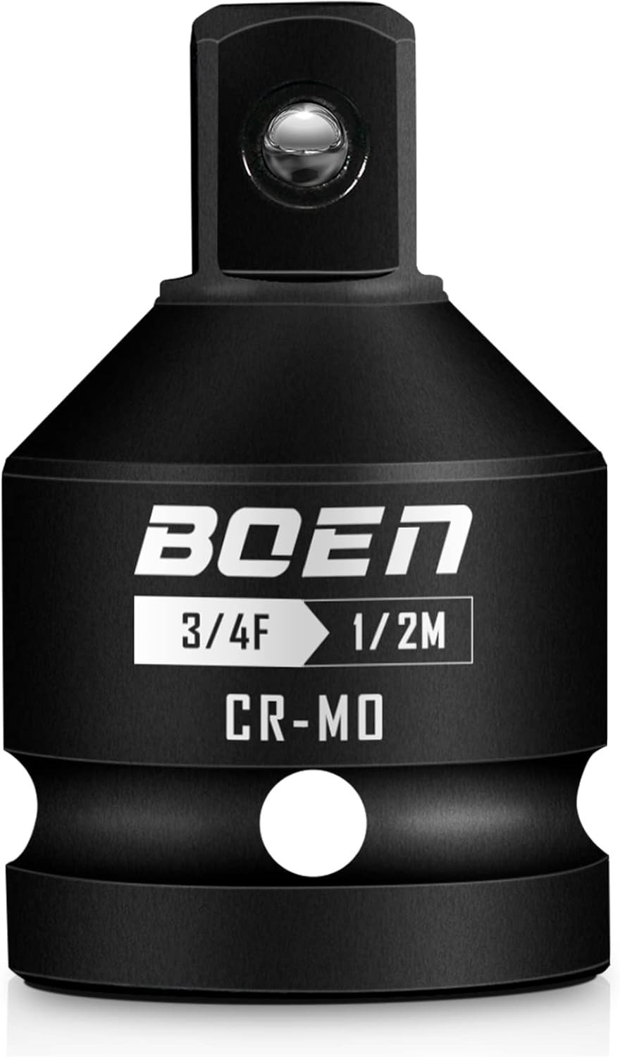Cr-Mo Steel 3/4″F to 1/2″M Impact Socket Adapter for Professionals