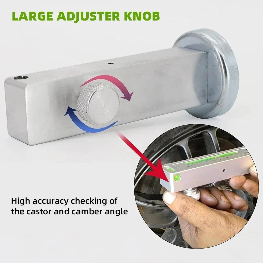 Adjustable Magnetic Gauge Tool Camber Castor Strut Wheel Alignment Truck Car