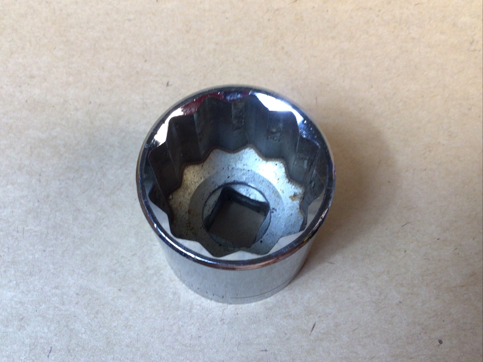 Craftsman USA 1-1/4″, 12 Point 1/2 Drive Shallow Socket 47517 Inverted G Series