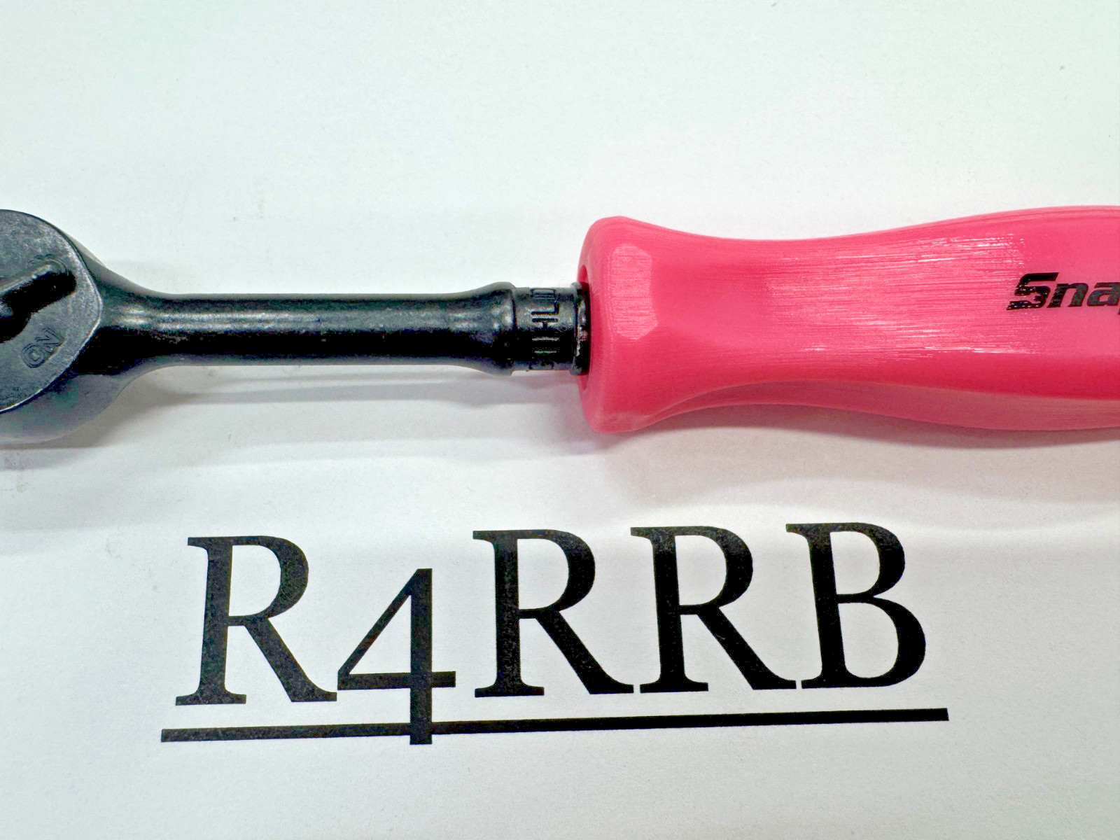 Snap-on Tools RARE GUY MARTIN PINK 1/4″ Drive Hard Grip Fixed Ratchet GTHLD72GUY