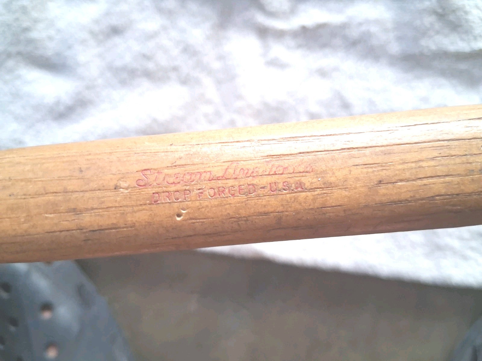 Vintage Stream Line Tools #112 Auto Body Hammer USA Drop Forged Original Handle