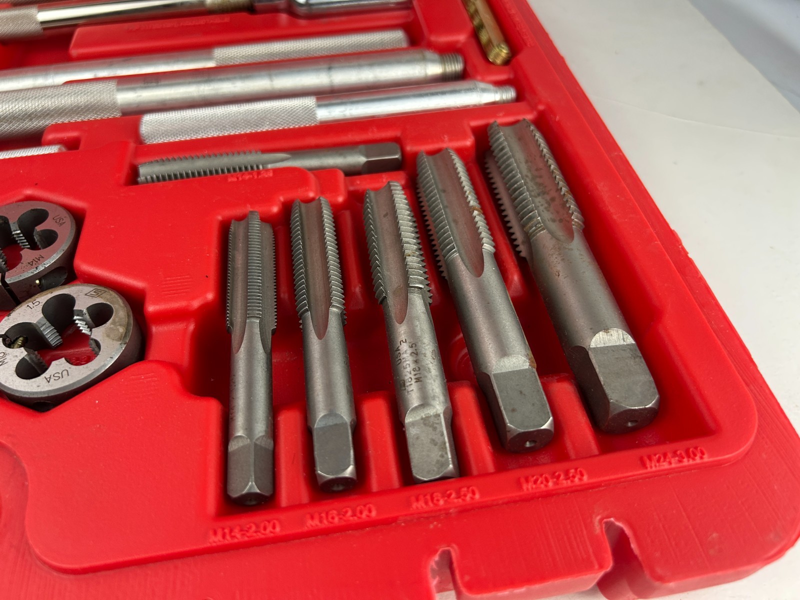 NEW Snap-On Tools 29pc Metric Large Tap & Die Set TDM99117C 14-24 mm USA Made