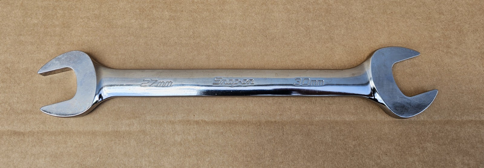 Snap-on Tools VOM2730B 27mm x 30mm Double Open End Metric Combination Wrench NEW
