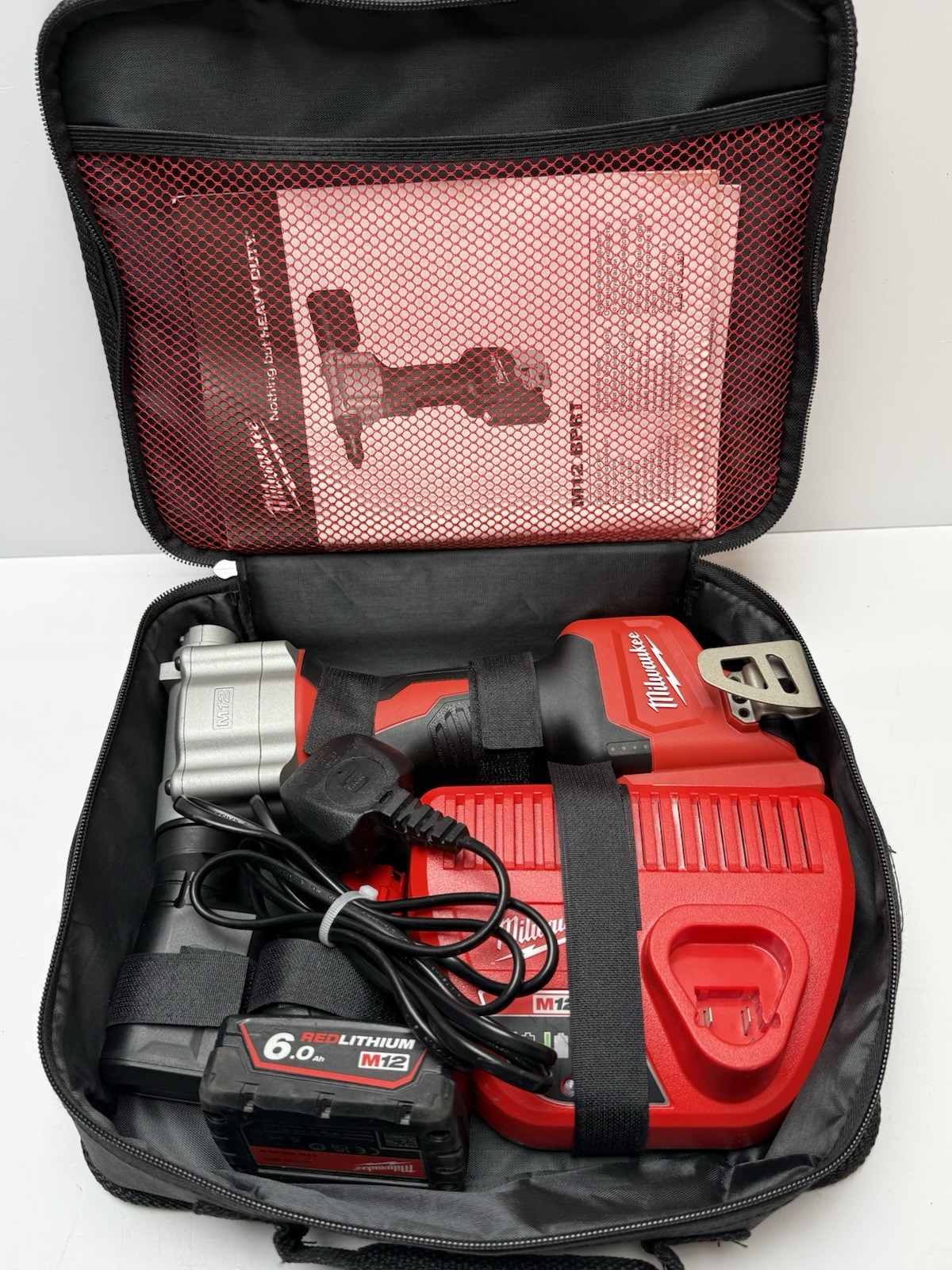 Milwaukee M12BPRT-201X 12V Pop Rivet Gun Cordless Brushless With 6 Ah Battery