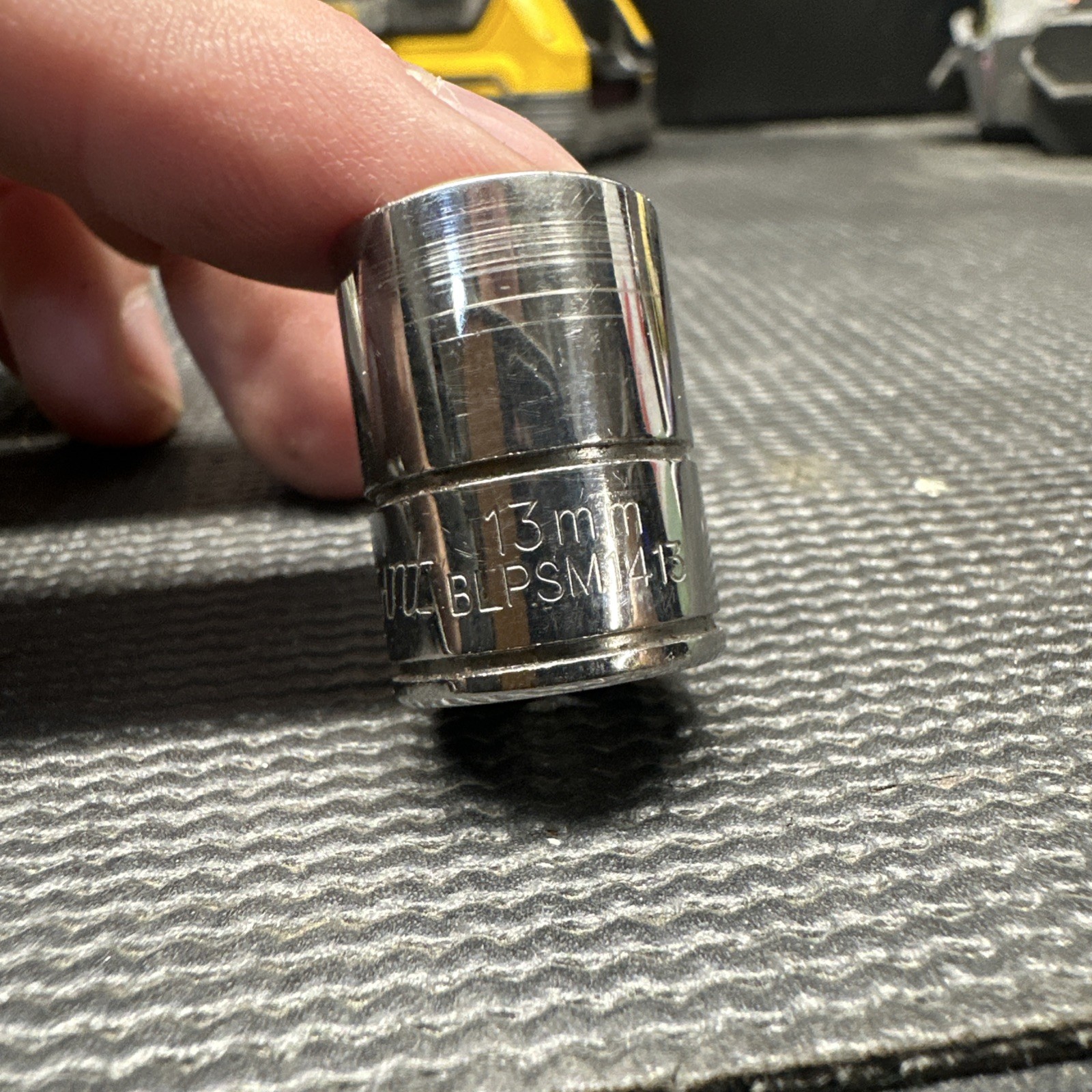 Blue Point Tools BLPSM1413 6 Point 1/4″ Drive 13mm Shallow Metric Socket