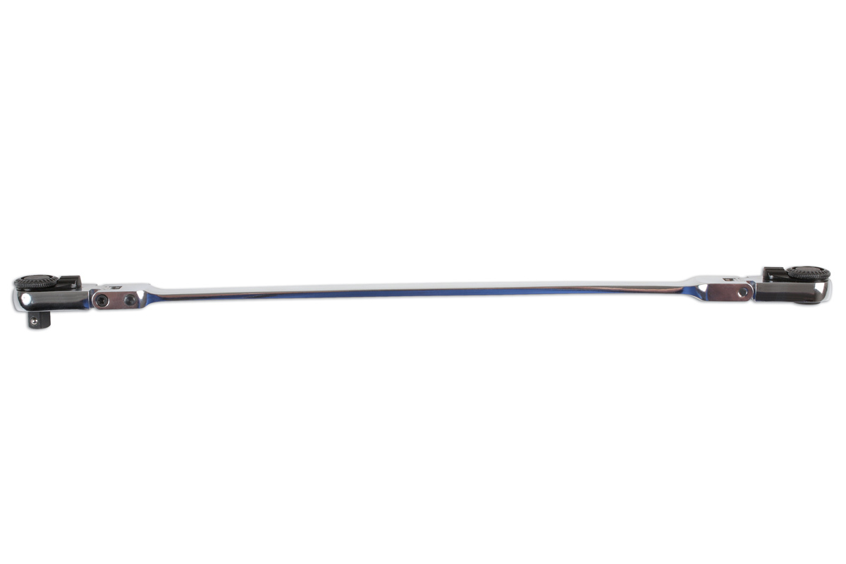 NEW! Reversible 300mm DOUBLE HEAD Extra Long Flexi Head Bit Driver + 1/4 Ratchet