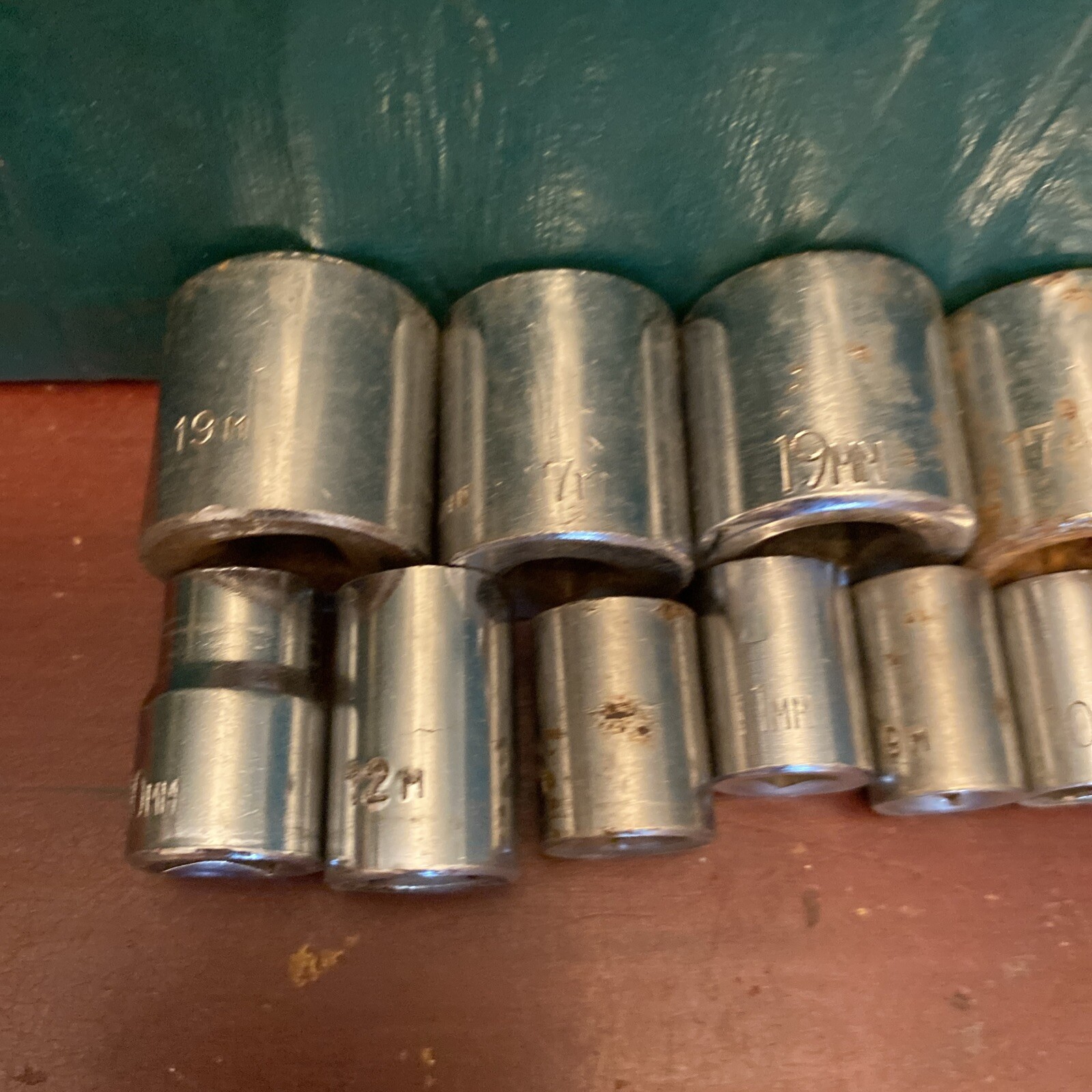 Big Socket Lot Of 64 Assorted Sizes & Brands Metric & SAE Japan Taiwan USA Tools