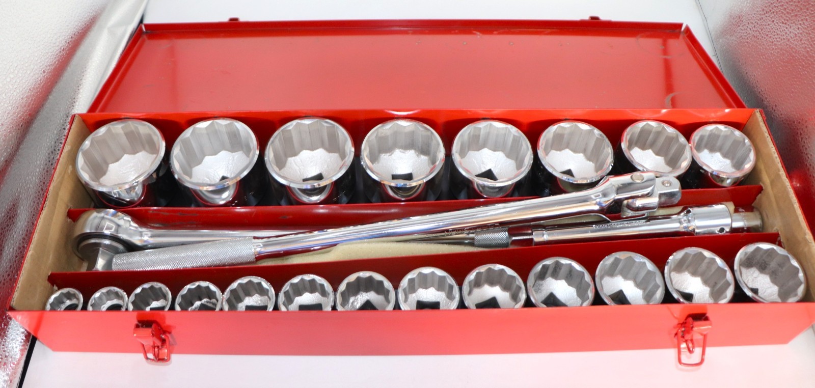 Craftsman 3/4” Drive Socket Set 7/8” to 2-7/16” with Breaker Bar & Extensions