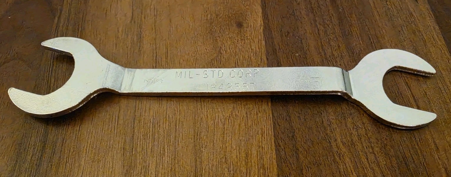 MIL-STD Corp. 3/4″ – 11/16″ Double Open End Wrench Thin Low Profile Beam 1848557