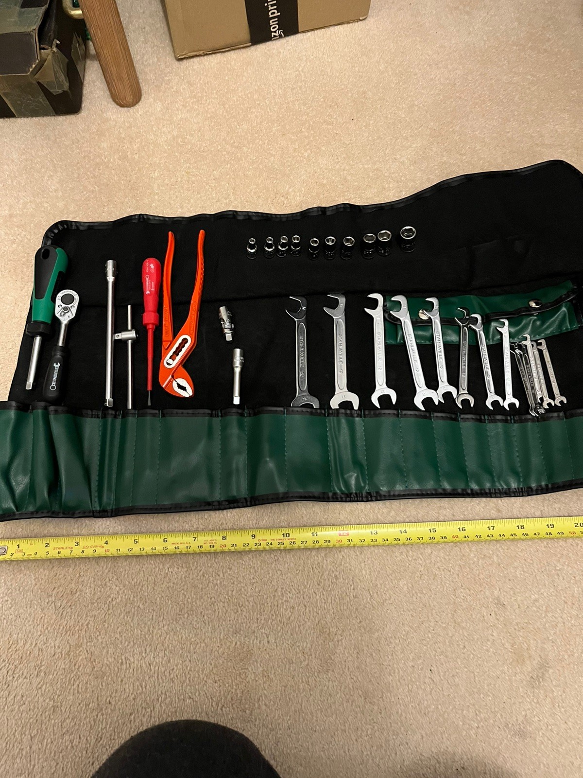Stahlwille (Germany) small tool kit in roll