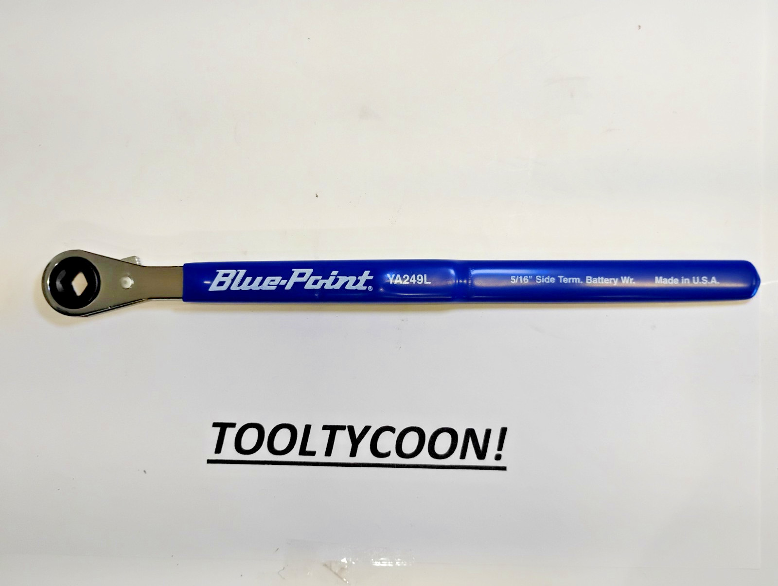 Blue Point TOOLS YA249L NEW Ratcheting Side Battery Terminal Wrench 5/16″