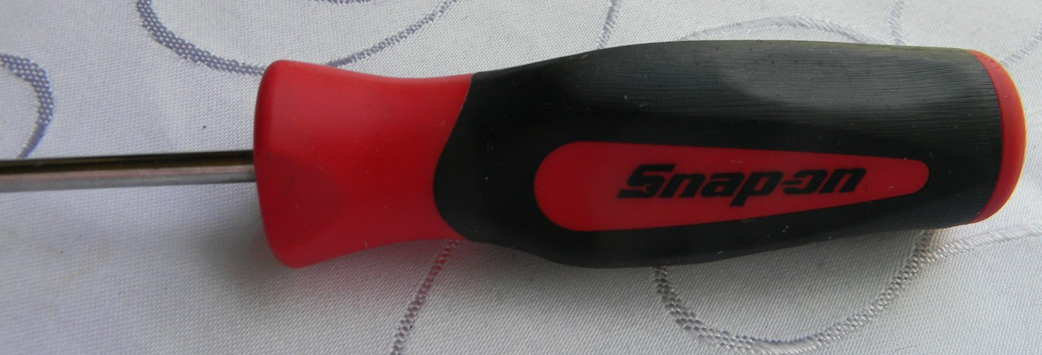 SNAP-ON 20″ LONG RED SOFT GRIP PHILLIPS #1 TIP EXTRA LONG SCREWDRIVER #SGDP116B