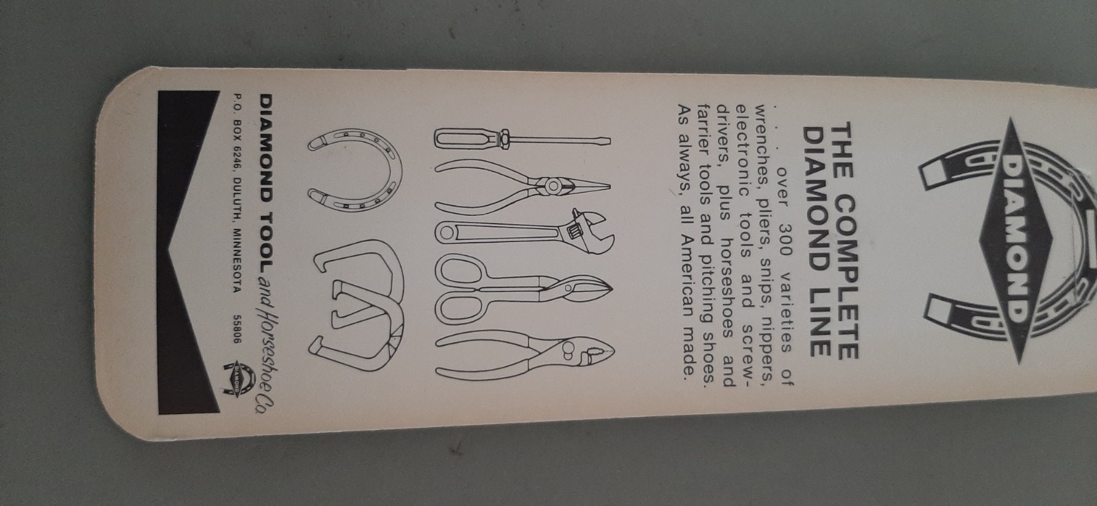 NOS Diamond Horseshoe 5″ Regular Nose w/ Cutter Slip Joint Pliers K15 K15H 9T