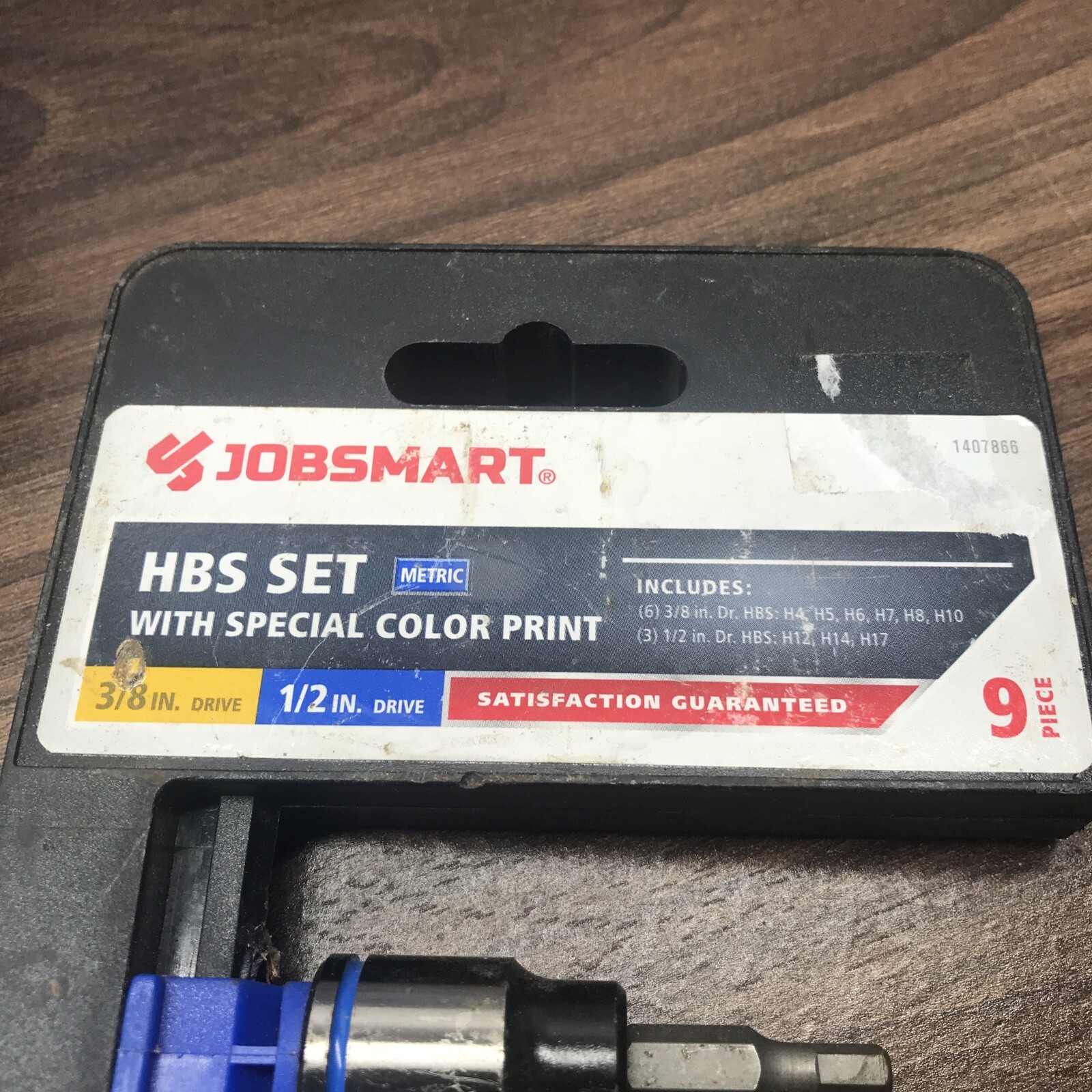 Jobsmart 9 piece HBS Metric set 3/8 In Drive-1/2 In Drive Tools