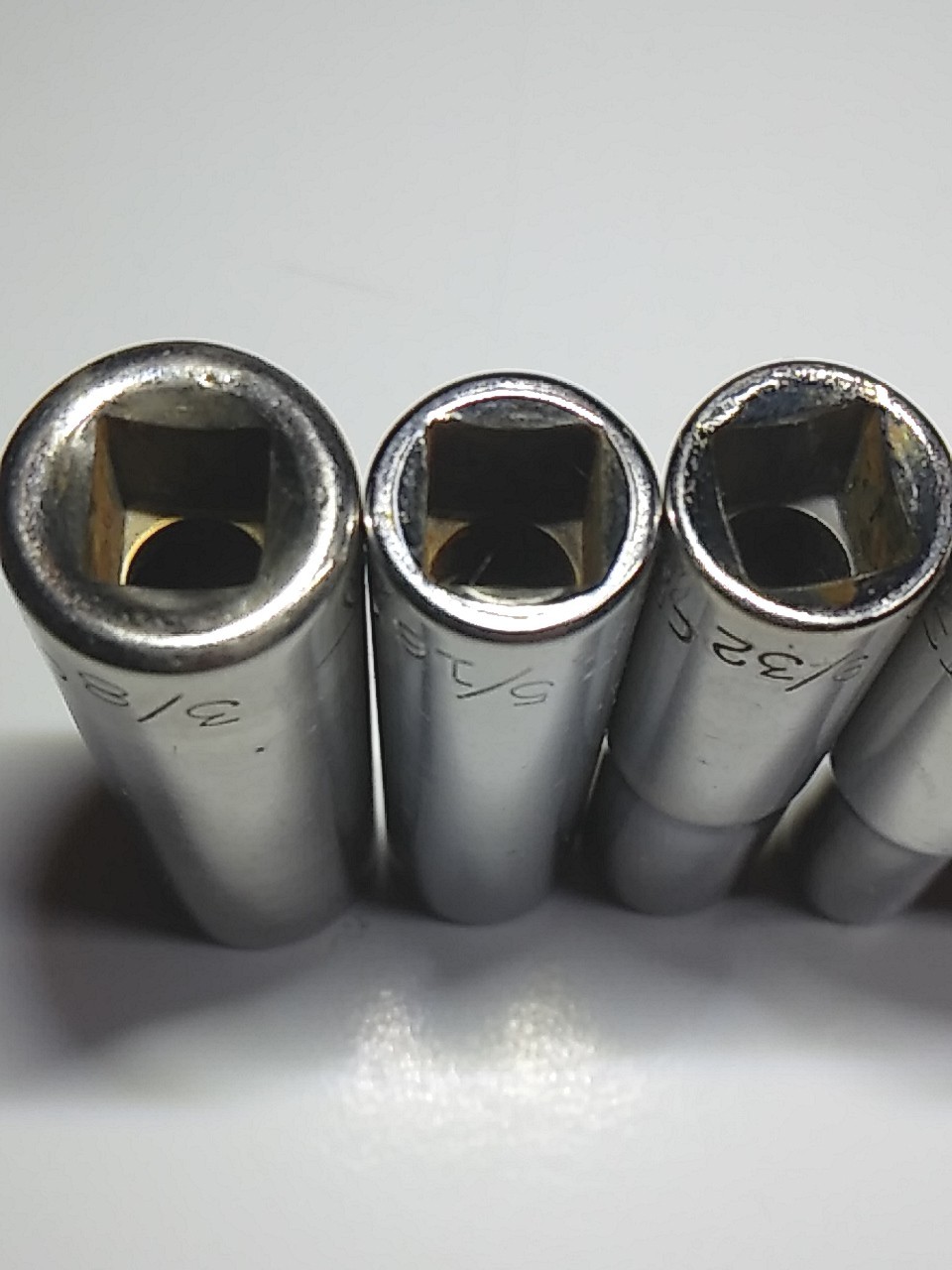 Craftsman G Series 5 Pc 1/4″ Drive SAE Deep 6 Pnt Socket Set Made In USA