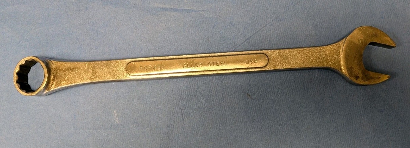 Sparta 1 inch 12Pt Combination Wrench USA CC-32, Used. 13 Inches Long, Free Ship