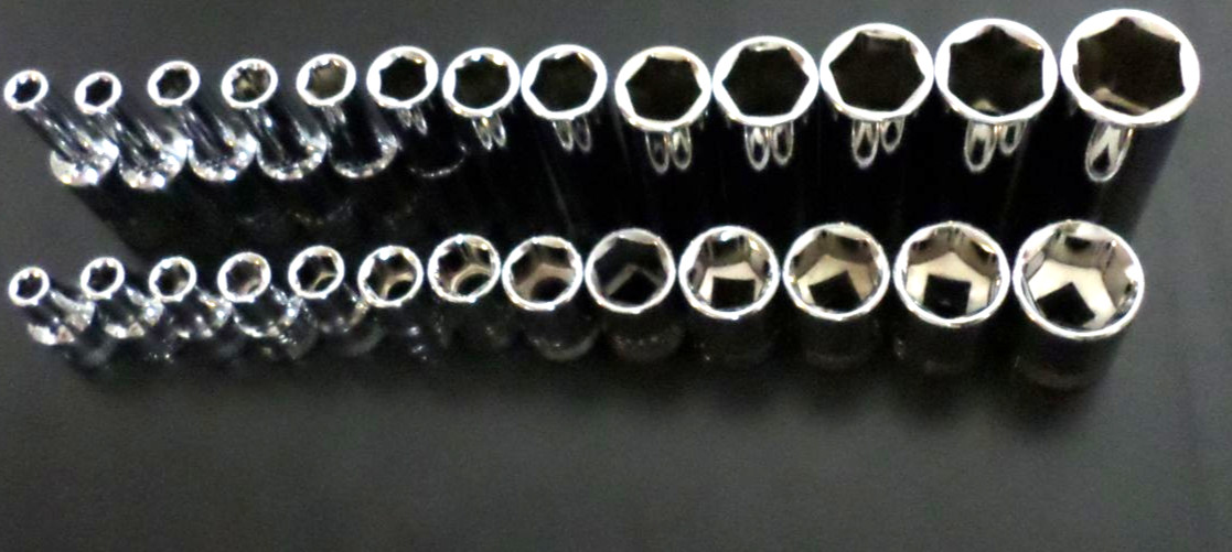 New Craftsman 1/4″ Metric 6-Point 26pc Shallow/Deep Socket Set 4-14mm Chrome 6pt
