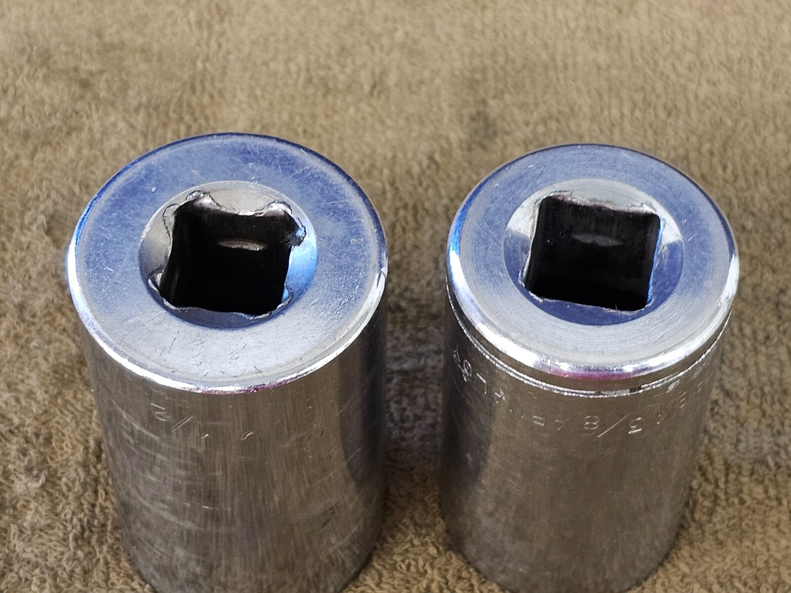 2 Armstrong Socket 1-1/2″ 13-348 1-3/8″ 1244 Deep Well Sae 3/4 Drive Automotive