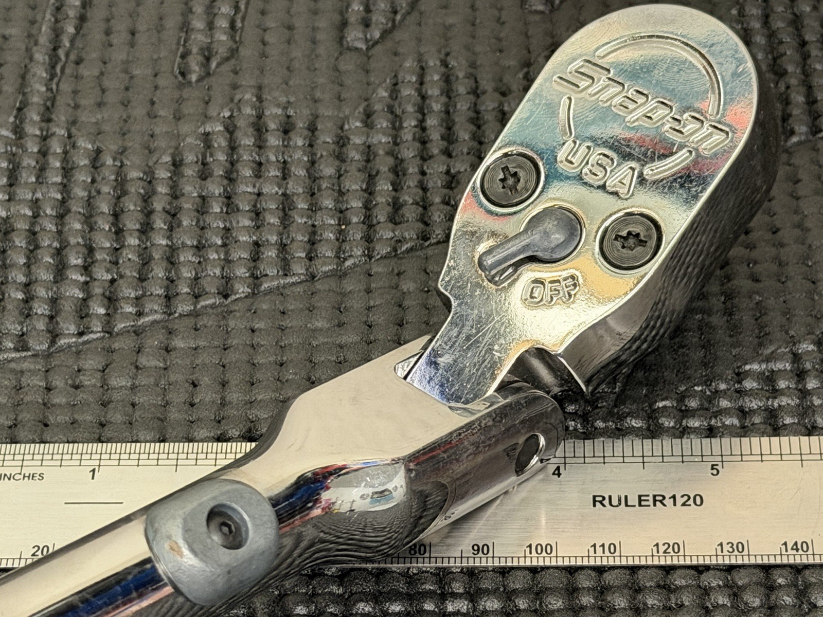 Snap-On ½» Drive Dual 80 17-5/8″ Long Flex Head Lockable Ratchet USA🇺🇸 – SX80A