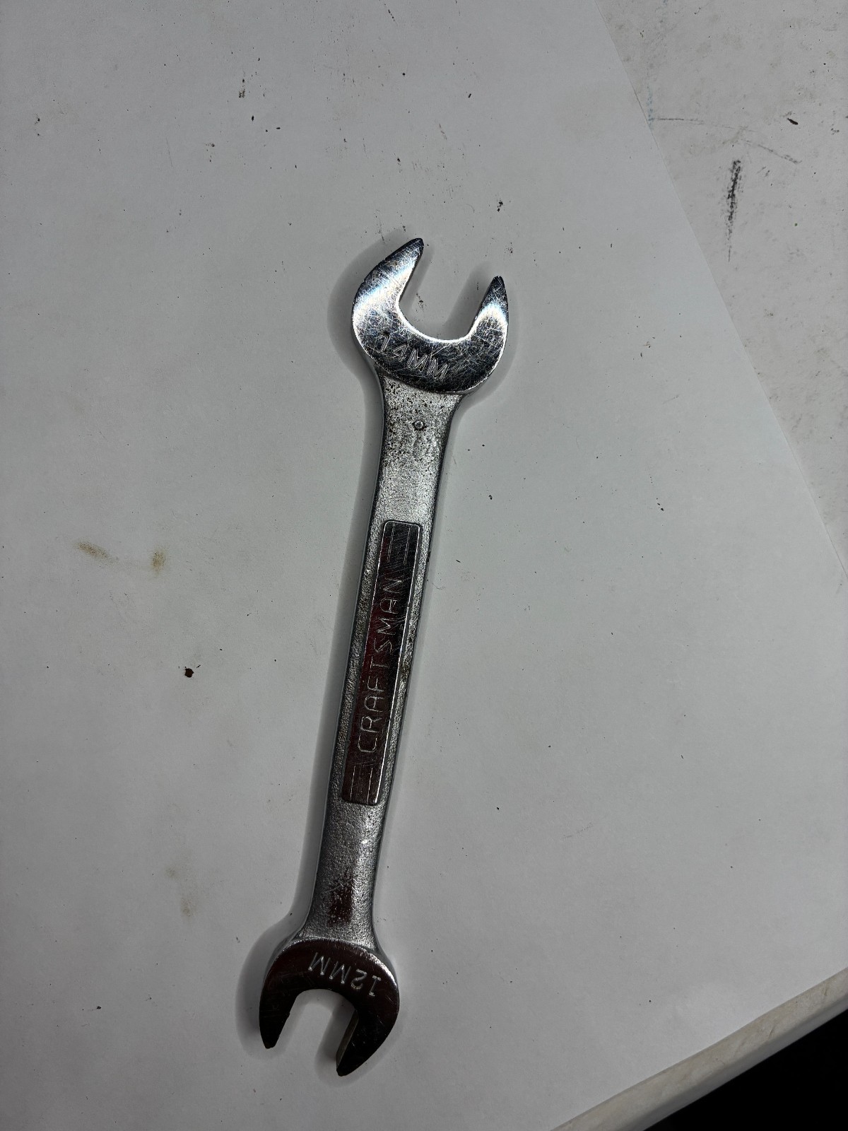 Craftsman 5 Piece Metric Open End Wrench Set 7mm-15mm Forged USA