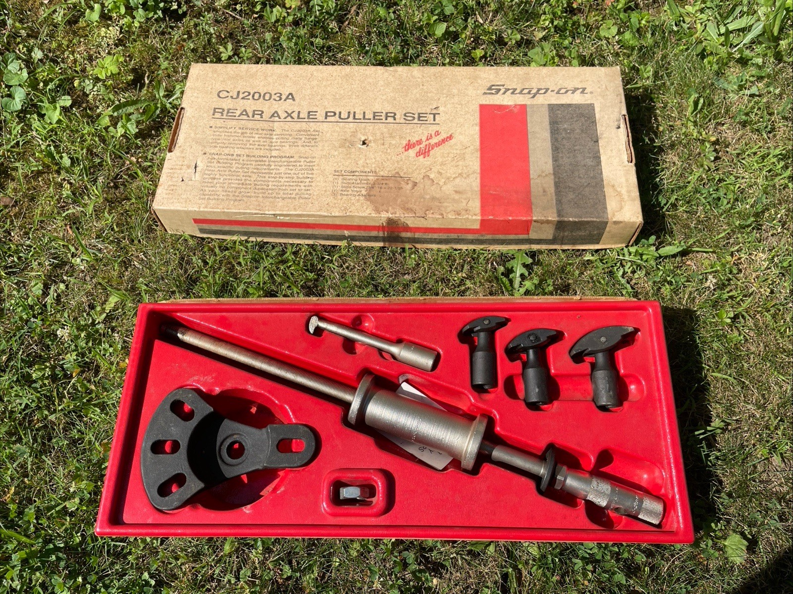 Snap On CJ2003 6 Piece Rear Axle Slide Hammer Puller Set