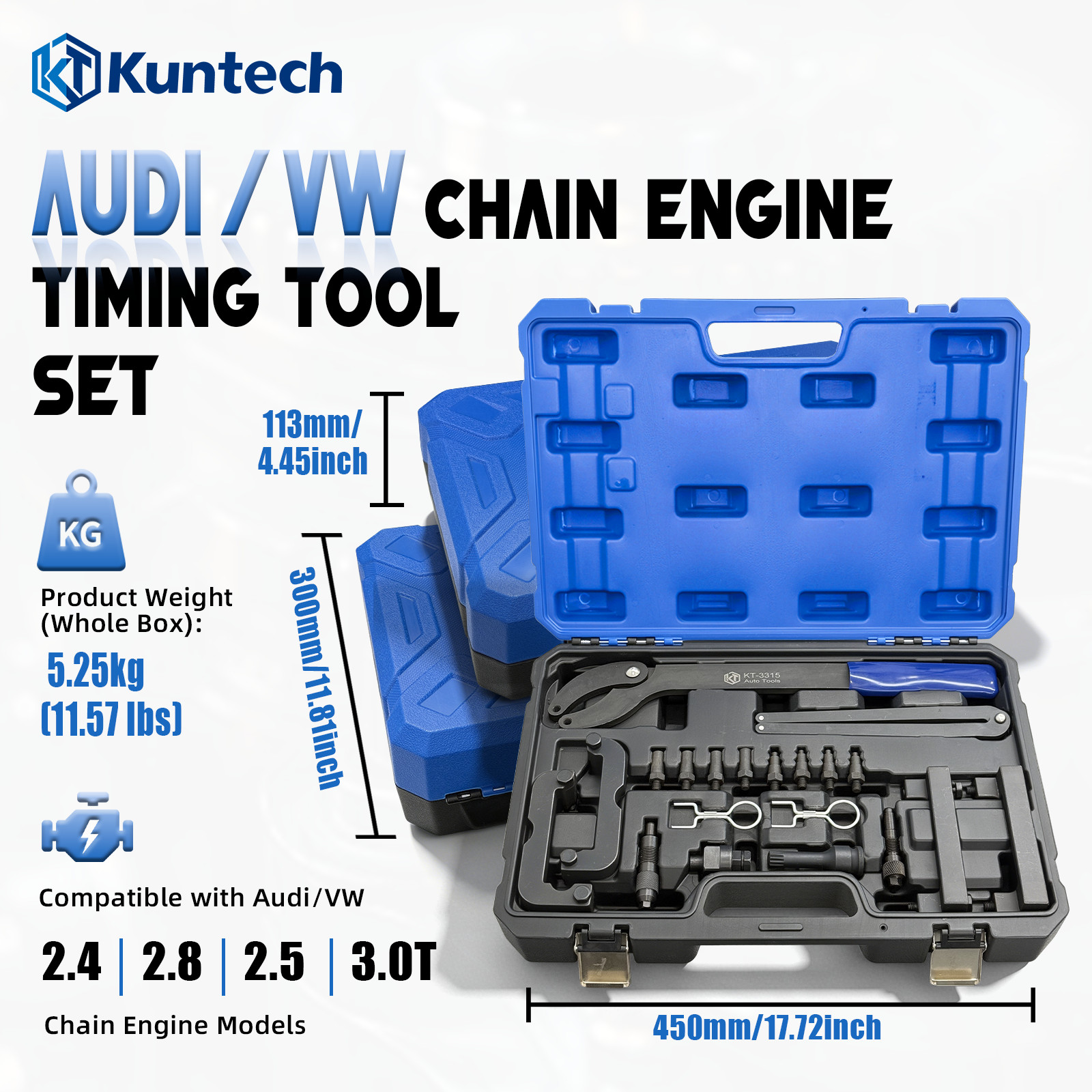 Engine Timing Tool for VW Audi 2.0 2.4 2.5 2.8 3.0T Touareg Q7 Porsche 3.0T A4