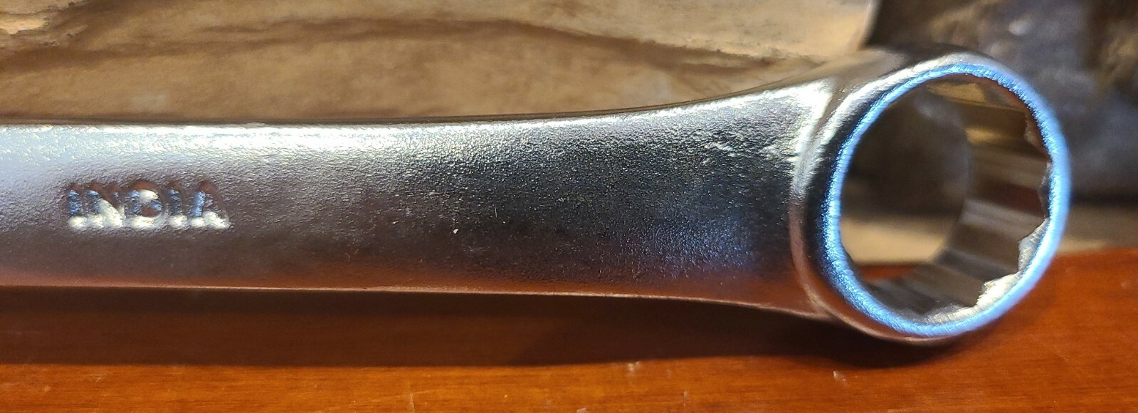 Forged Chrome Vanadium 17 MM Open End Combination Wrench Made in India 8″