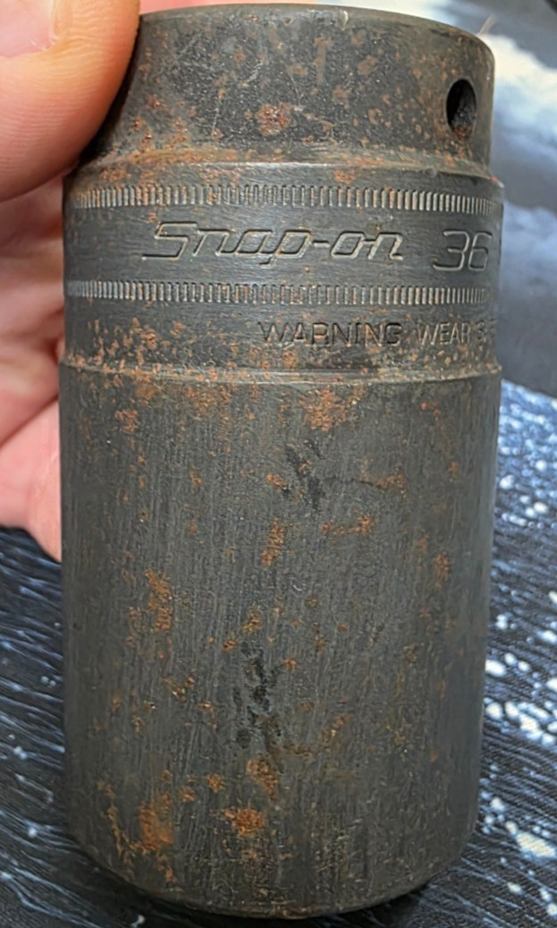 Snap-on Tools USA 1/2″ Drive 6 Point 36mm Metric Deep Impact Socket SIMM360