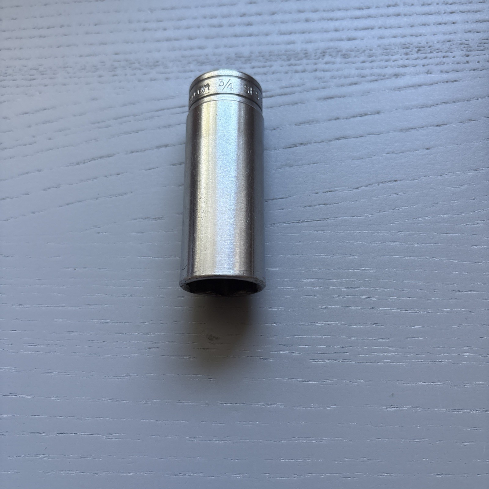 Snap-On #SFS241 3/4″ Chrome Deep Socket 3/8″ Drive 6PT SAE Ships Fast And Free