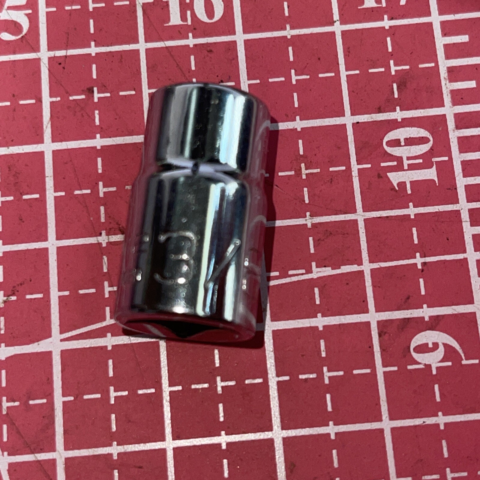 NOS Wright USA 3112 3/8 In SAE 3/8” Drive 12 Point Socket Vintage