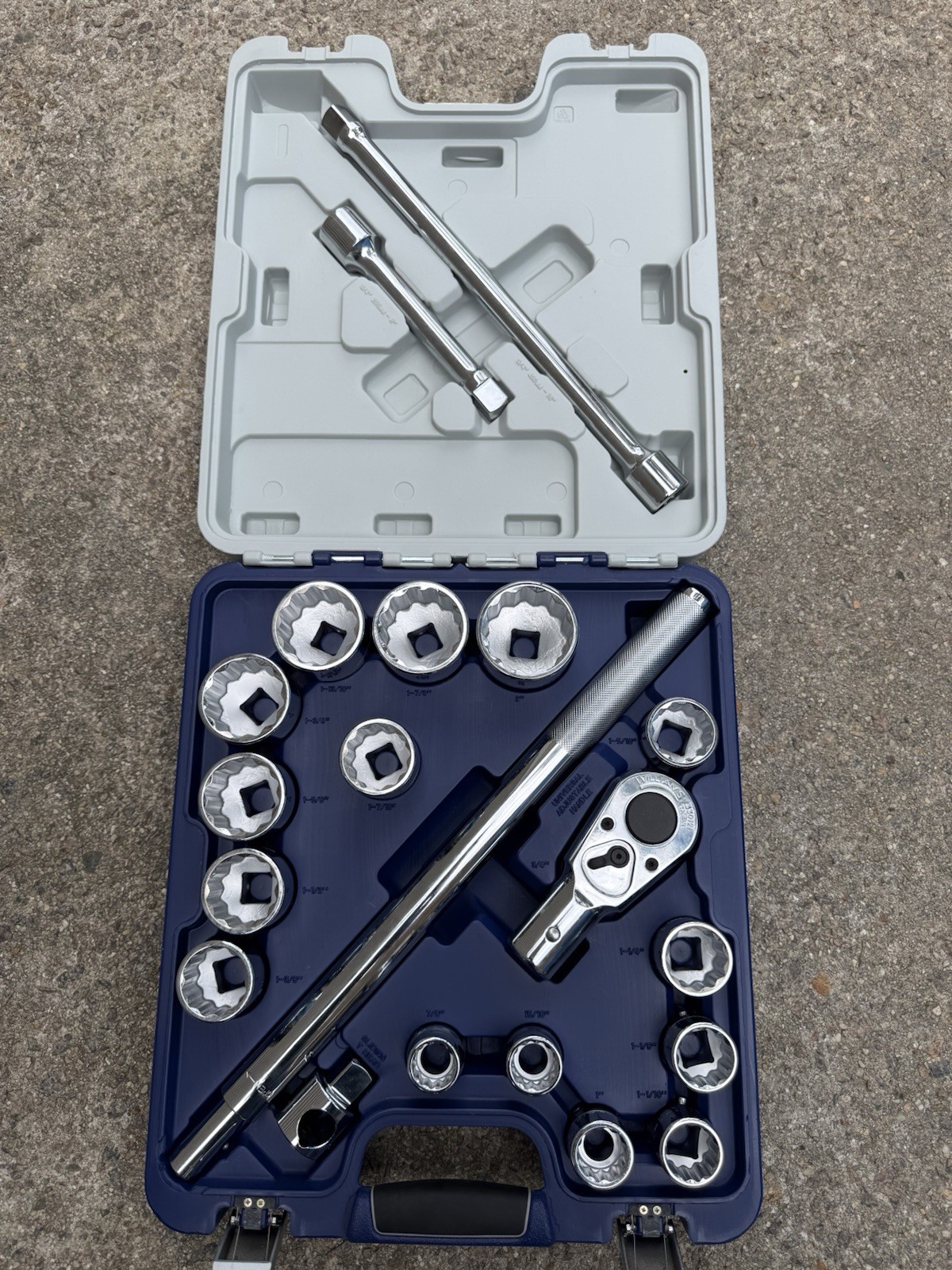 Williams 20 PC 3/4 Dr Rugged Case System Set Socket Set (Snap on)