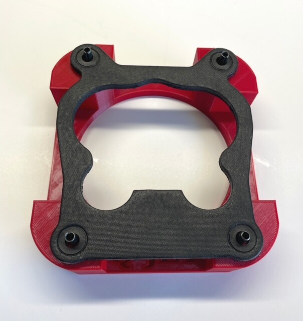 BBC BIG BLOCK CHEVY QUADRAJET CARBURETOR/CARB WORK STAND 396/427/454 BBC BB RED