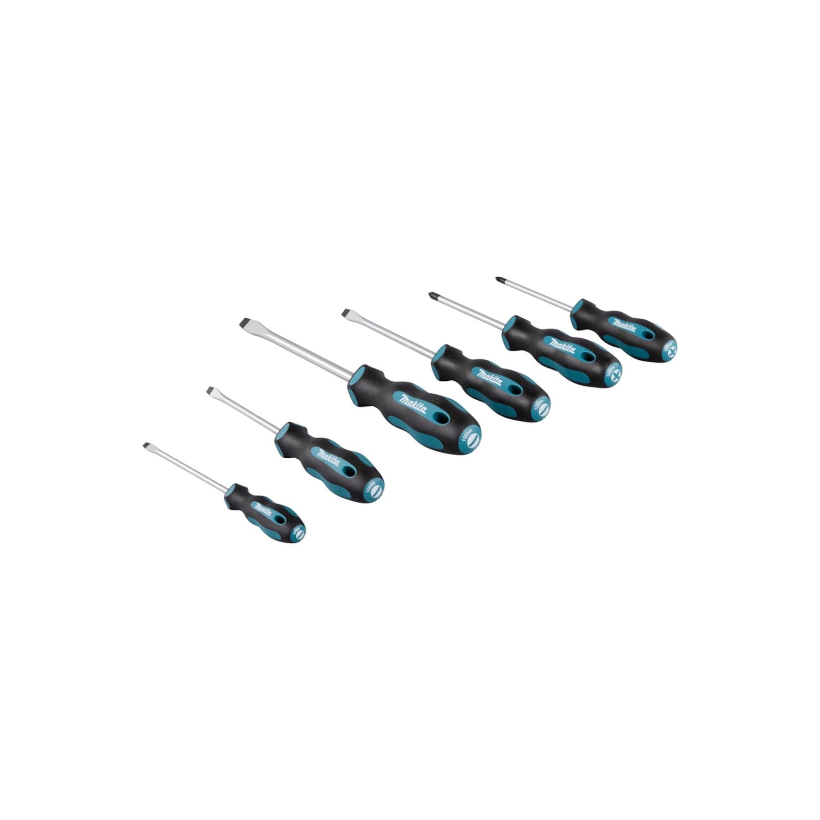 Makita Slotted and Phillips Screwdriver (6 Pieces Set)