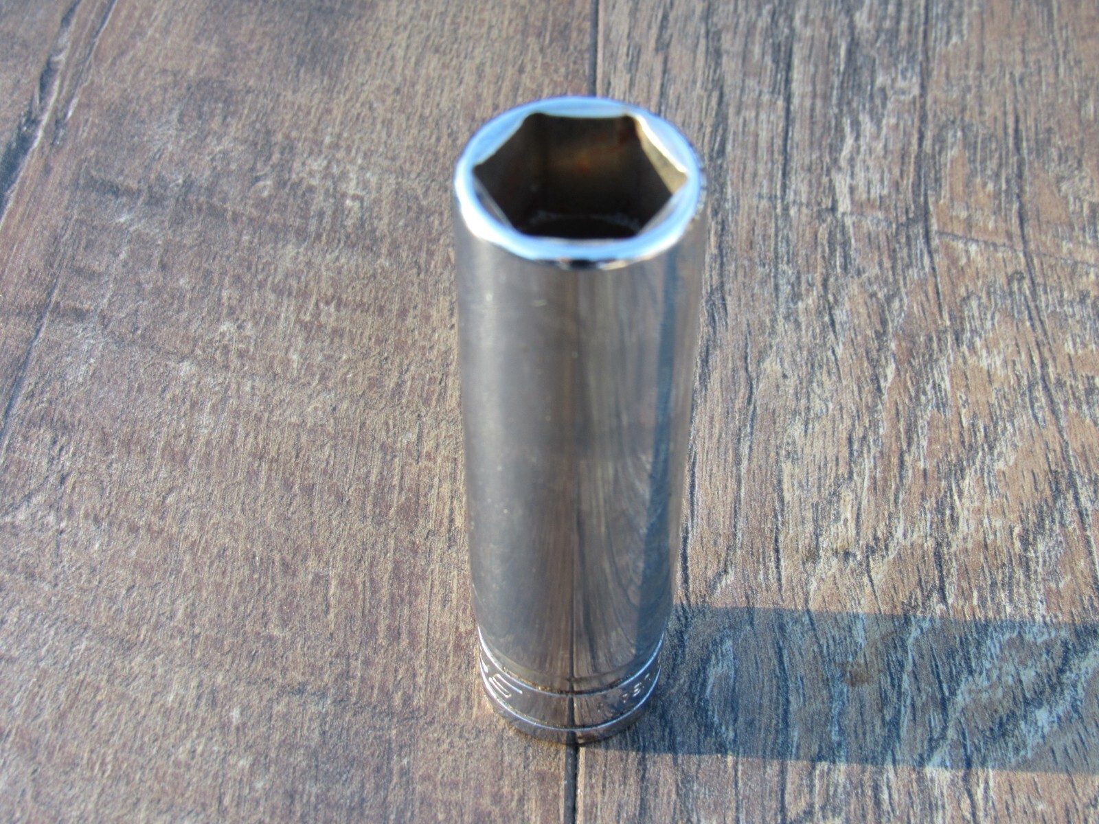 SNAP ON TS221 11/16″ 1/2″ DRIVE SAE 6 POINT DEEP CHROME SOCKET SHIPS FREE 11/16