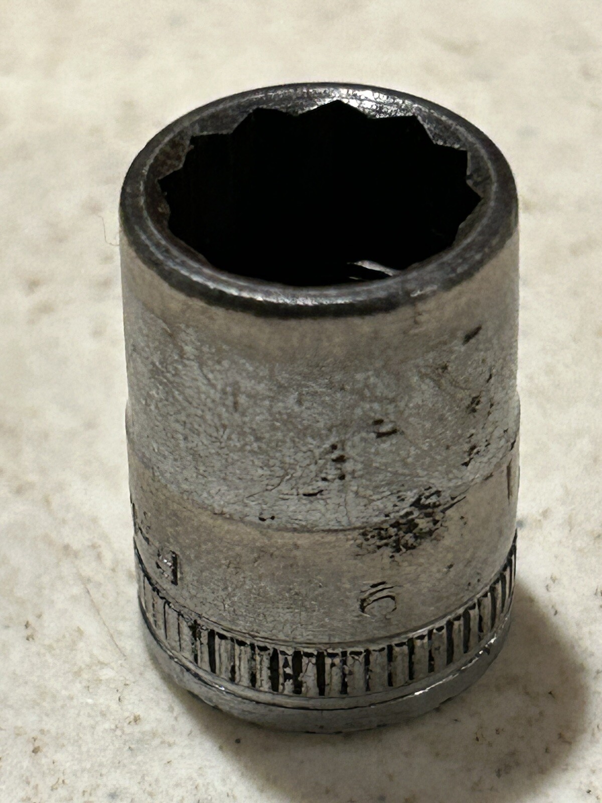 VINTAGE Snap-On F-140 3/8″ Drive 7/16 » Socket 12 Point